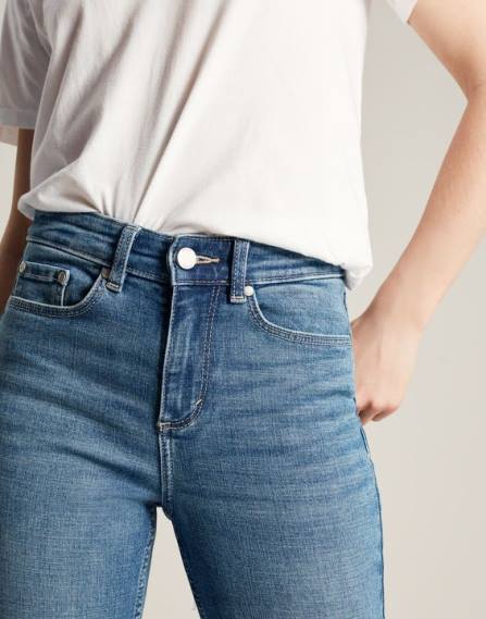 Apparel IE Joules Women Monroe High Rise Stretch Skinny Jeans LIGHT DENIM JVVL1
