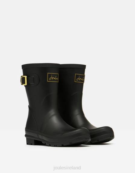 Footwear IE Joules Women Molly Mid Height Printed Rain Boots GOLD ETCHED BEE JVVL149