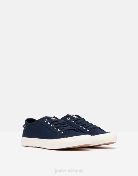 Footwear IE Joules Women Organic Coast Pump Sneakers FRENCH NAVY JVVL140