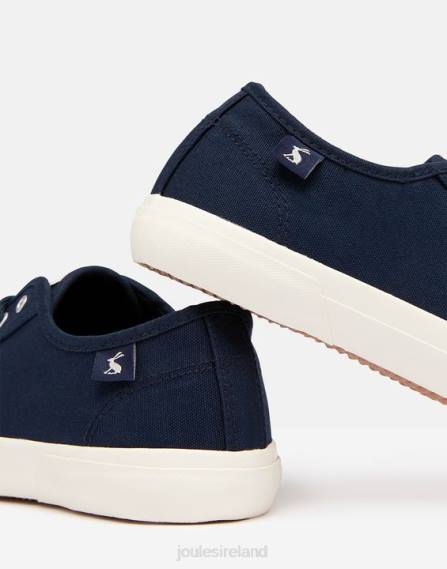 Footwear IE Joules Women Organic Coast Pump Sneakers FRENCH NAVY JVVL140