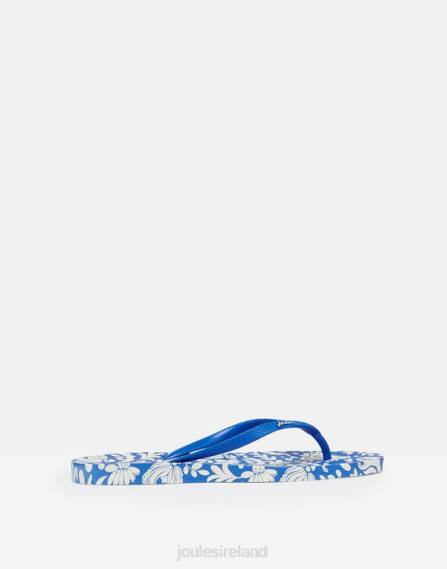 Footwear IE Joules Women Sunvale Flip Flops INDI MOSAIC BLUE JVVL152