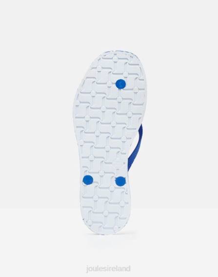 Footwear IE Joules Women Sunvale Flip Flops INDI MOSAIC BLUE JVVL152
