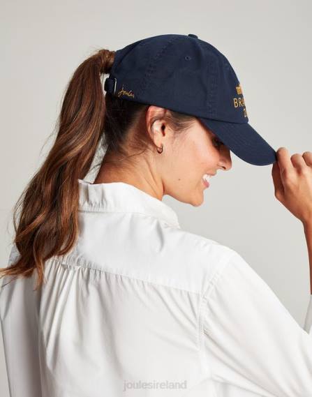 Accessories IE Joules Women Bramham Show Cap FRENCH NAVY JVVL85