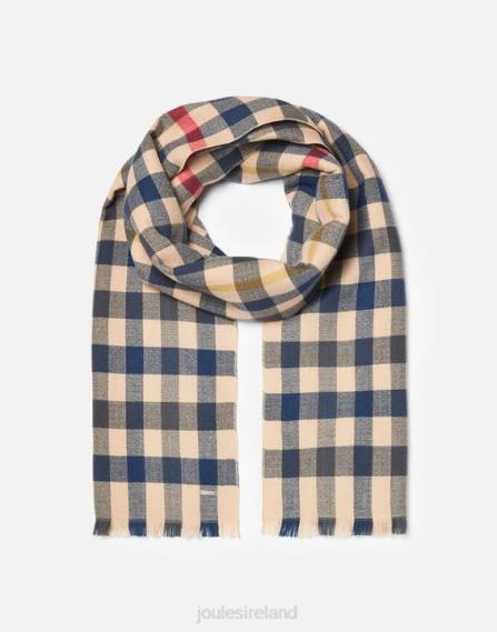 Accessories IE Joules Women Farnsley Brushed Scarf HENSON CHECK JVVL129