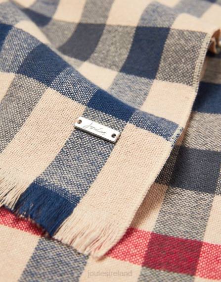 Accessories IE Joules Women Farnsley Brushed Scarf HENSON CHECK JVVL129