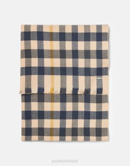 Accessories IE Joules Women Farnsley Brushed Scarf HENSON CHECK JVVL129