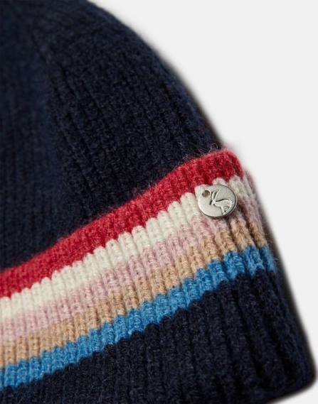 Accessories IE Joules Women Vera Knitted Hat FRENCH NAVY JVVL161
