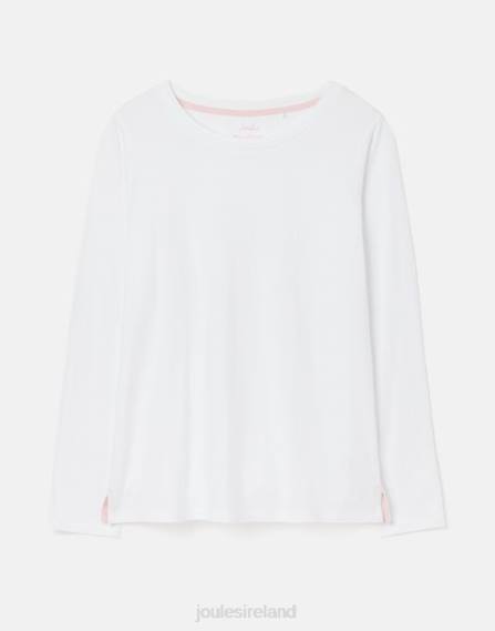 Apparel IE Joules Women Holly Crew Long Sleeve Top CREAM JVVL5