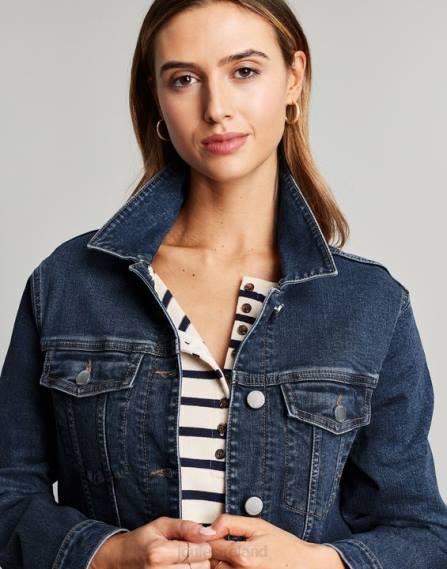 Apparel IE Joules Women Arkley Relaxed Denim Jacket INDIGO JVVL57