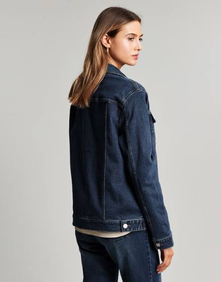 Apparel IE Joules Women Arkley Relaxed Denim Jacket INDIGO JVVL57