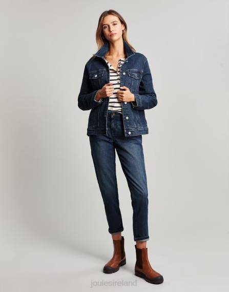 Apparel IE Joules Women Arkley Relaxed Denim Jacket INDIGO JVVL57