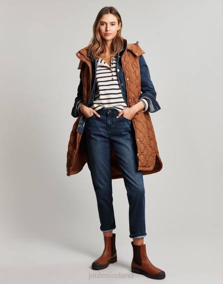 Apparel IE Joules Women Arkley Relaxed Denim Jacket INDIGO JVVL57