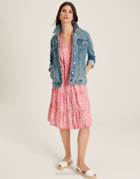 Apparel IE Joules Women Arkley Relaxed Denim Jacket LIGHT BLUE JVVL24