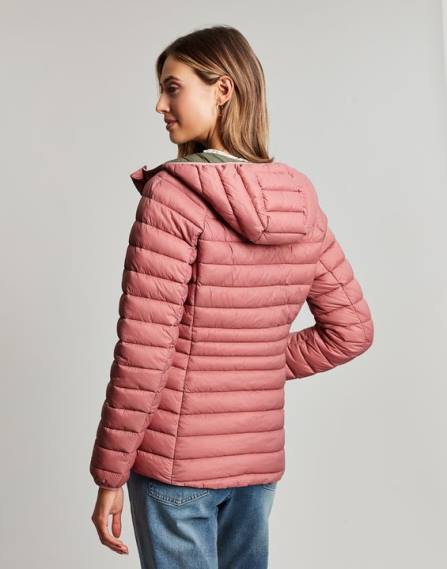 Apparel IE Joules Women Bowland Packable Padded Coat ROSE JVVL44