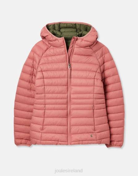 Apparel IE Joules Women Bowland Packable Padded Coat ROSE JVVL44
