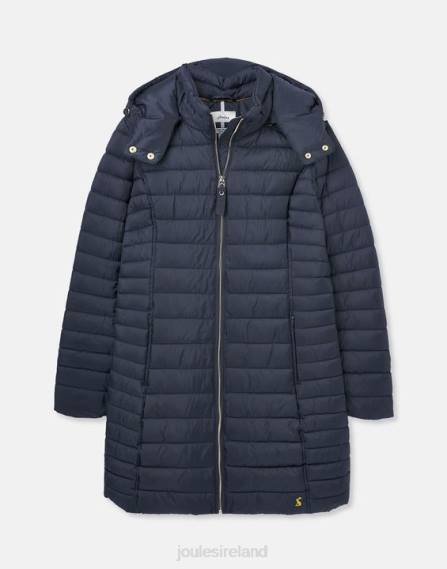Apparel IE Joules Women Canterbury Long Coat MARINE NAVY JVVL95