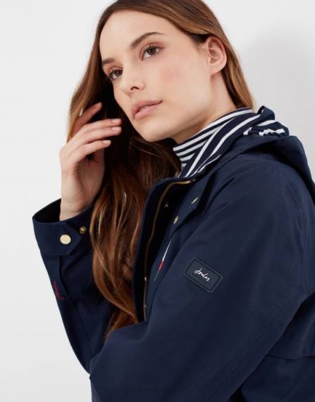 Apparel IE Joules Women Coast Waterproof Jacket FRENCH NAVY JVVL134