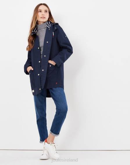 Apparel IE Joules Women Coast Waterproof Jacket FRENCH NAVY JVVL134