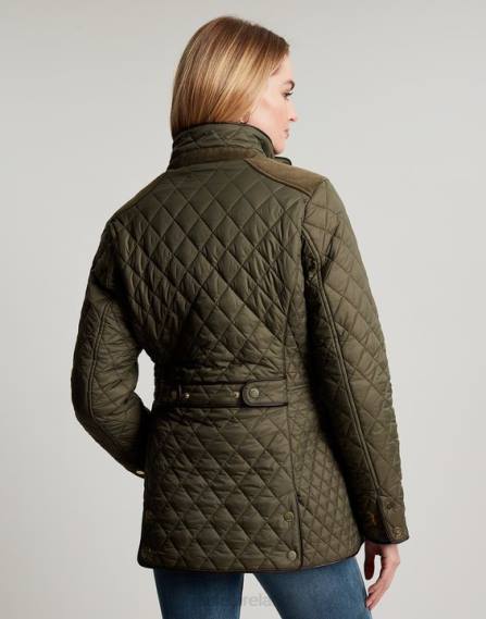 Apparel IE Joules Women Newdale Quilted Jacket GRAPE LEAF JVVL52