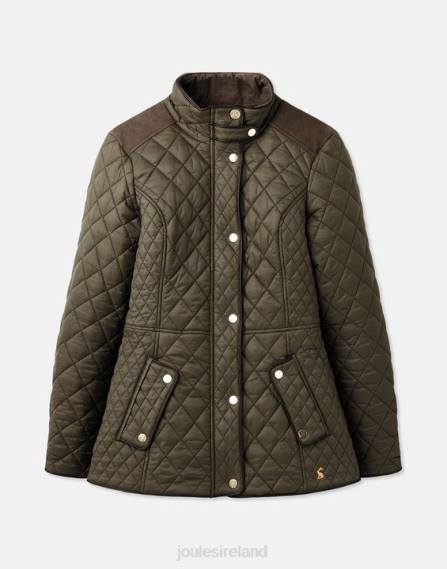 Apparel IE Joules Women Newdale Quilted Jacket GRAPE LEAF JVVL52