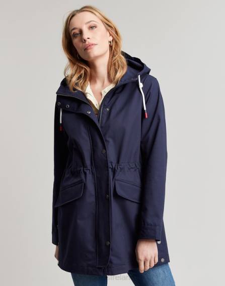 Apparel IE Joules Women Padstow Raincoat FRENCH NAVY JVVL8