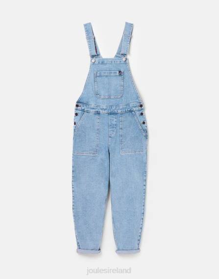 Apparel IE Joules Women Rampling Straight Leg Overalls LIGHT INDIGO JVVL61