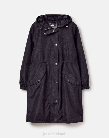 Apparel IE Joules Women Tenby Waterproof Packable Jacket WAVY LEOPARD JVVL14
