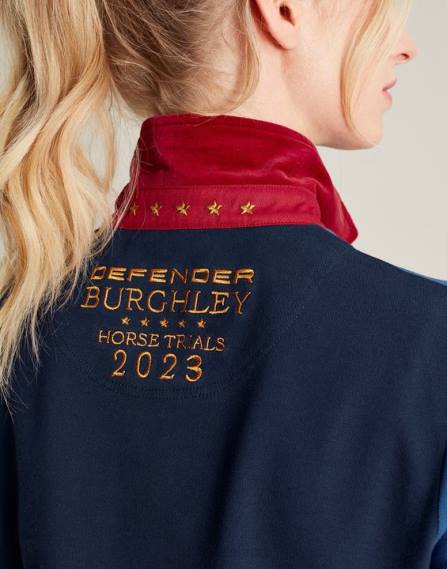 Apparel IE Joules Women Burghley Polo Shirt DARK BLUE JVVL114
