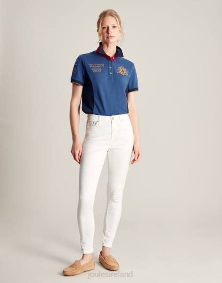 Apparel IE Joules Women Burghley Polo Shirt DARK BLUE JVVL114