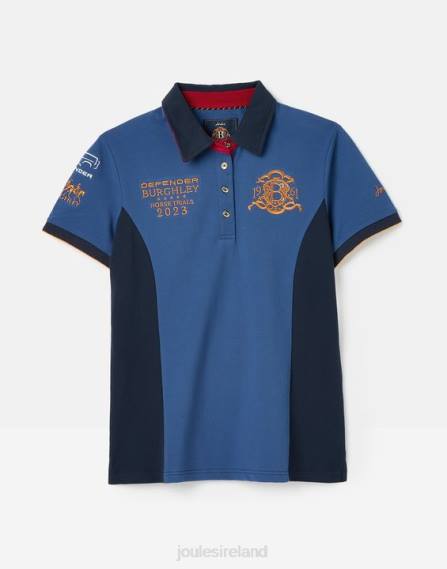 Apparel IE Joules Women Burghley Polo Shirt DARK BLUE JVVL114