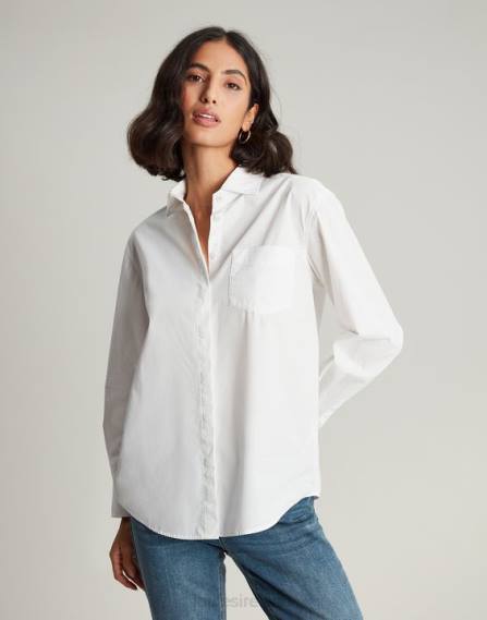 Apparel IE Joules Women Amilla Dropped Shoulder Shirt CREAM JVVL9