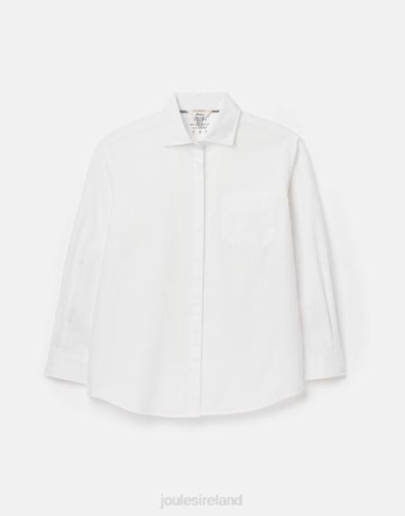 Apparel IE Joules Women Amilla Dropped Shoulder Shirt CREAM JVVL9