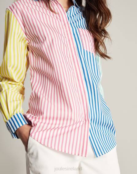 Apparel IE Joules Women Amilla Dropped Shoulder Shirt HOTCH POTCH STRIPE JVVL63