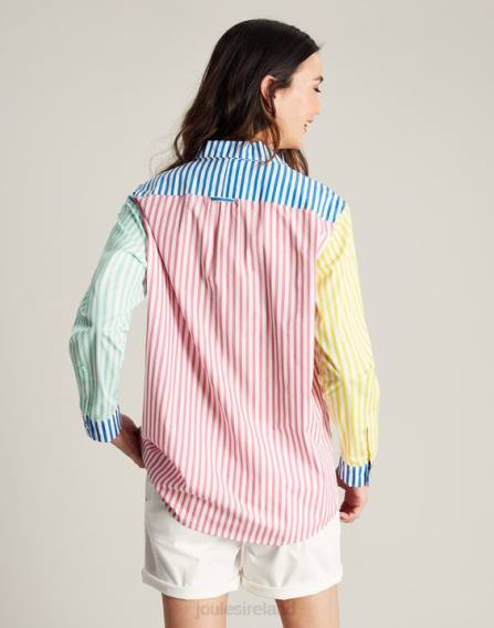 Apparel IE Joules Women Amilla Dropped Shoulder Shirt HOTCH POTCH STRIPE JVVL63