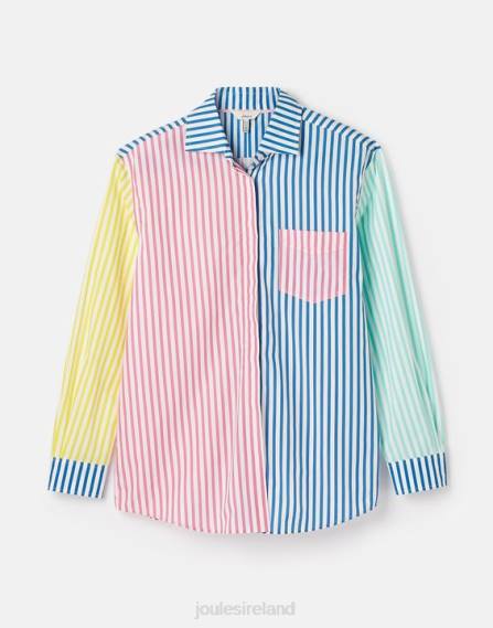 Apparel IE Joules Women Amilla Dropped Shoulder Shirt HOTCH POTCH STRIPE JVVL63