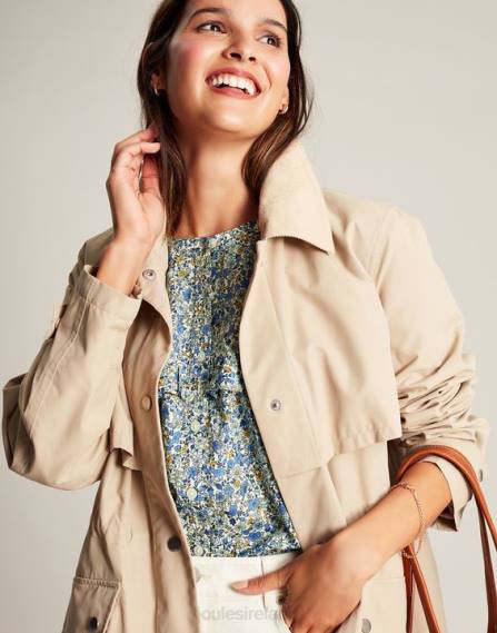 Apparel IE Joules Women Clarabelle Button Through Blouse DITSY JVVL99