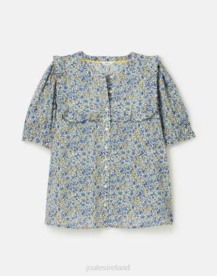 Apparel IE Joules Women Clarabelle Button Through Blouse DITSY JVVL99