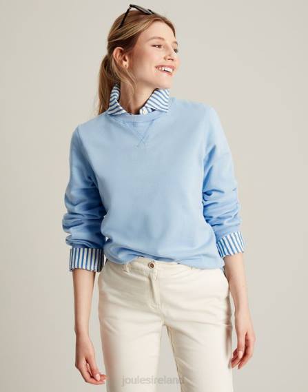 Apparel IE Joules Women Amina Crew Neck Sweatshirt YORKSHIRE SKY JVVL21