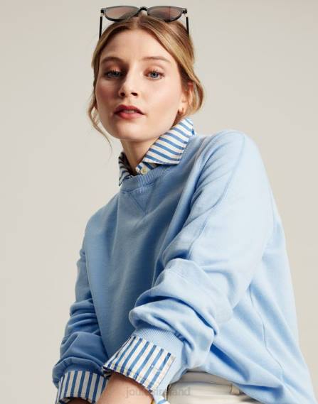 Apparel IE Joules Women Amina Crew Neck Sweatshirt YORKSHIRE SKY JVVL21