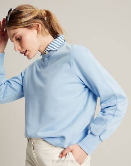 Apparel IE Joules Women Amina Crew Neck Sweatshirt YORKSHIRE SKY JVVL21