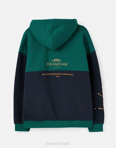 Apparel IE Joules Women Unisex Bramham Hooded Sweatshirt PACIFIC JVVL68