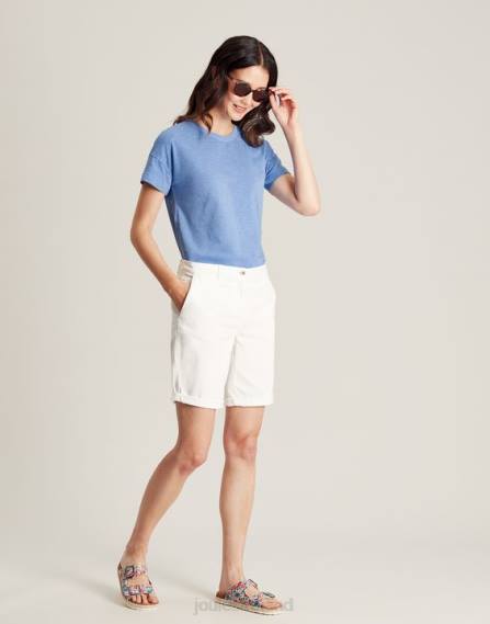 Apparel IE Joules Women Macey Short Sleeve T-Shirt BLUE JVVL81