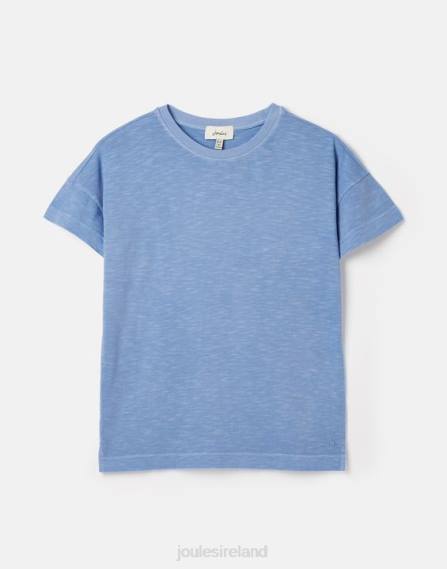 Apparel IE Joules Women Macey Short Sleeve T-Shirt BLUE JVVL81